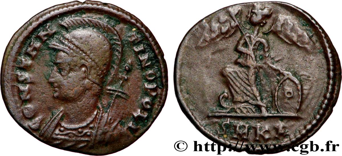 CONSTANTINOPOLIS Centenionalis ou nummus XF