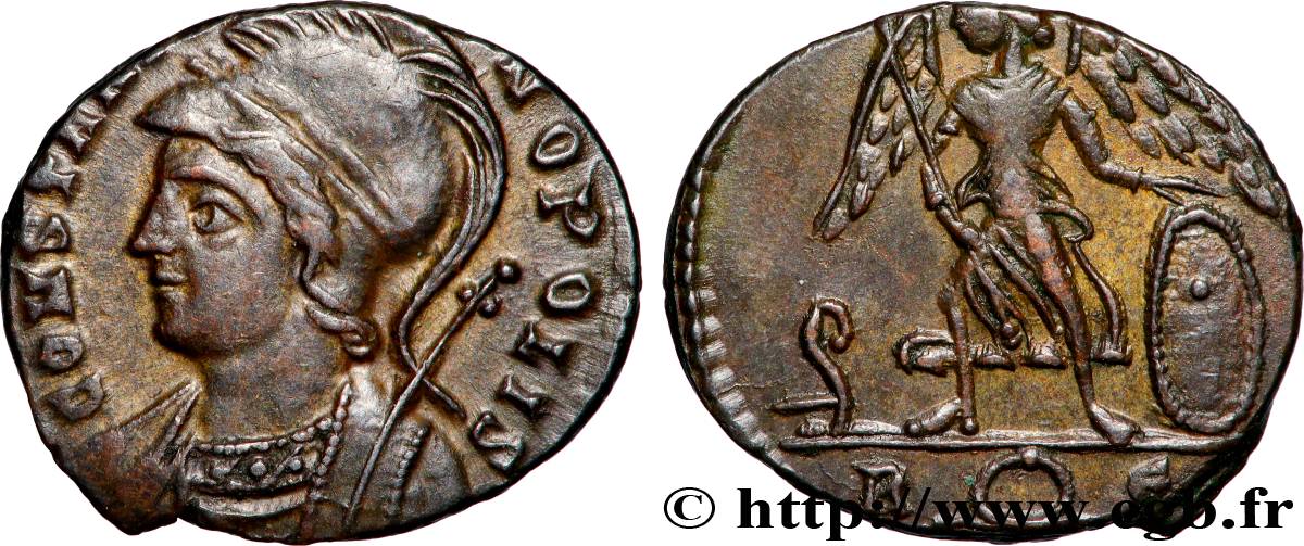 CONSTANTINOPOLIS Centenionalis ou nummus AU