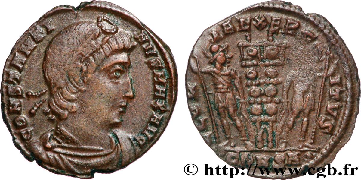 CONSTANTIN Ier LE GRAND Centenionalis ou nummus TTB+