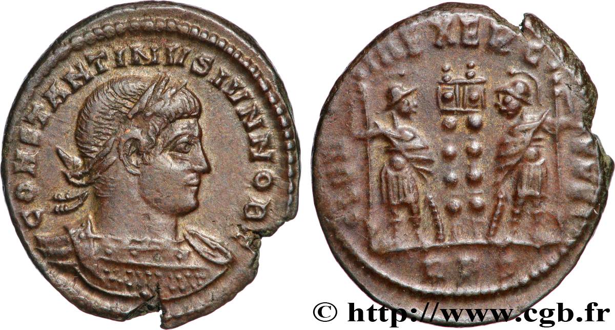 CONSTANTINUS II Centenionalis ou nummus VZ