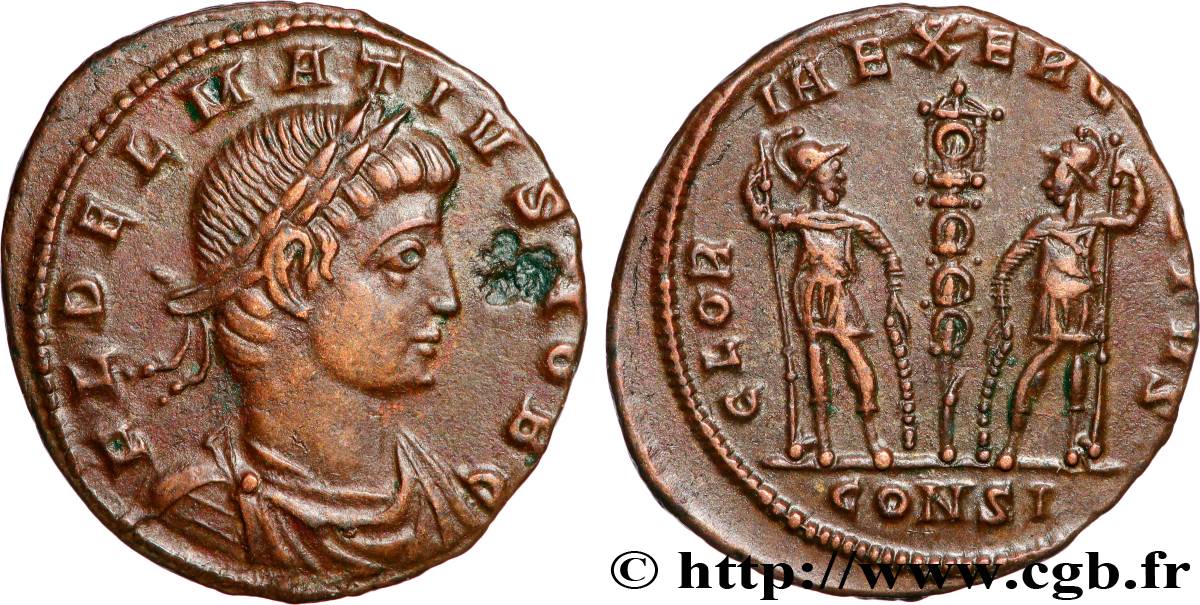 DALMATIUS Centenionalis ou nummus AU