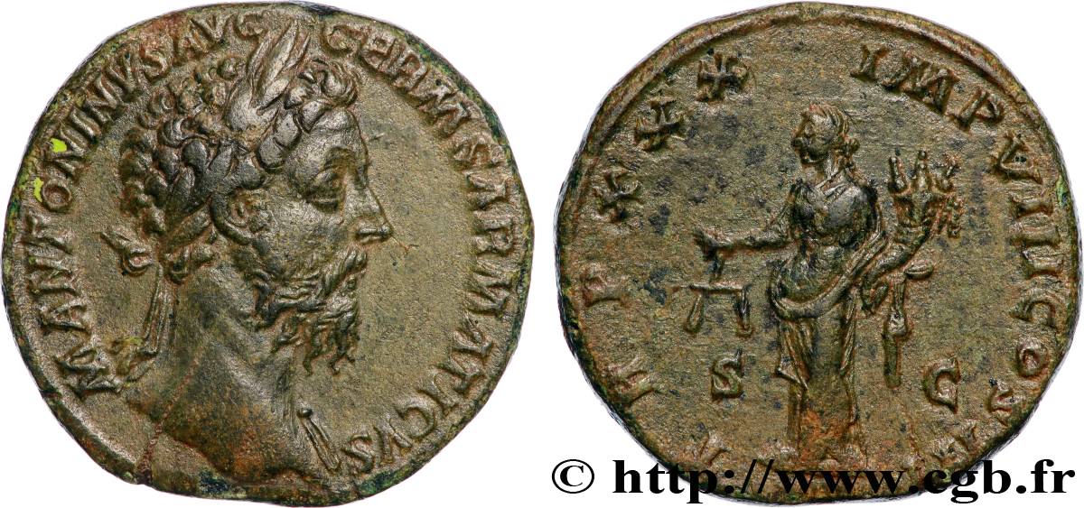 MARC AURÈLE Sesterce TTB