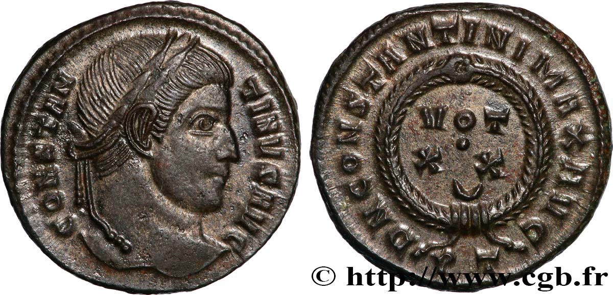 CONSTANTINE I THE GREAT Centenionalis ou nummus AU