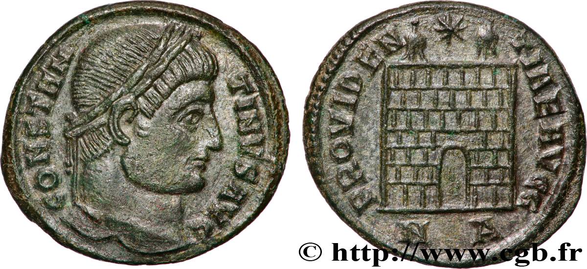 CONSTANTINE I THE GREAT Centenionalis ou nummus AU