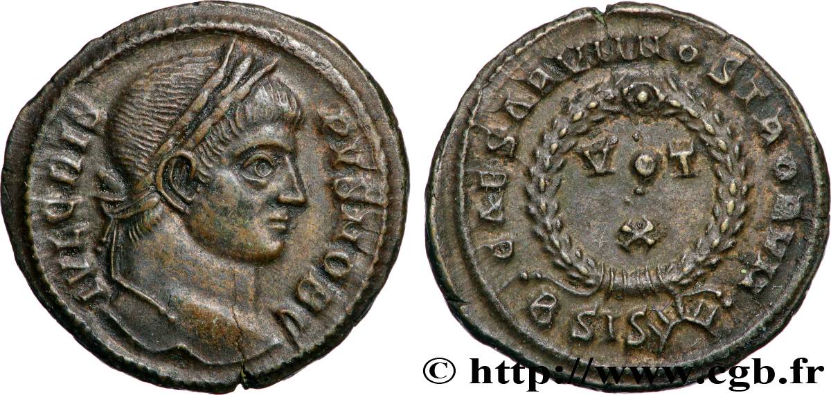 CRISPUS Centenionalis ou nummus AU