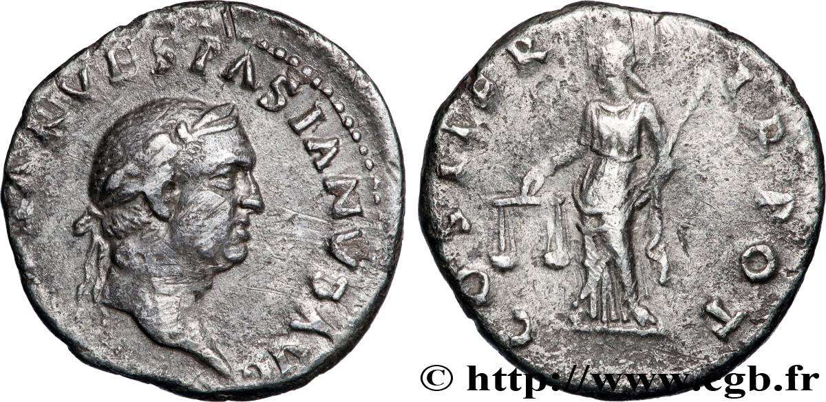 VESPASIEN Denier TTB