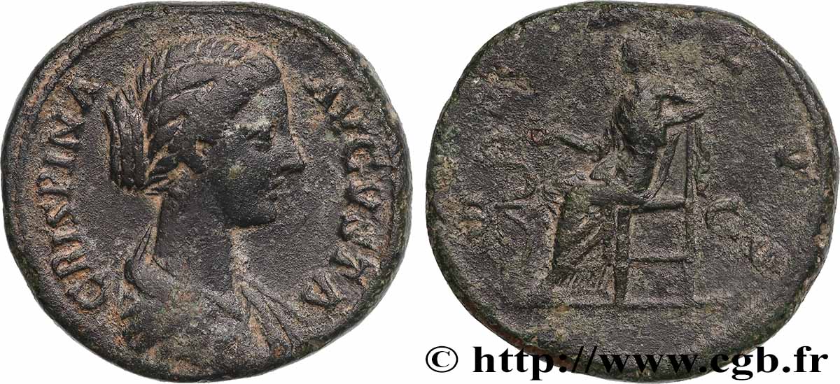 CRISPINE Sesterce TTB/TB+