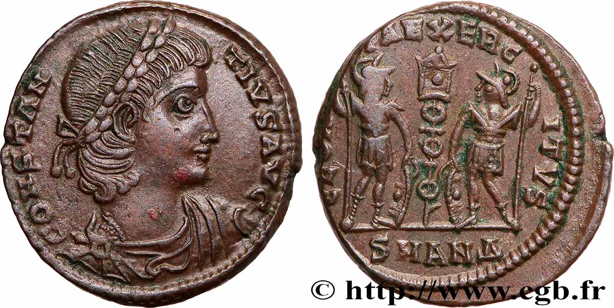 CONSTANTIUS II Centenionalis ou nummus MS/AU