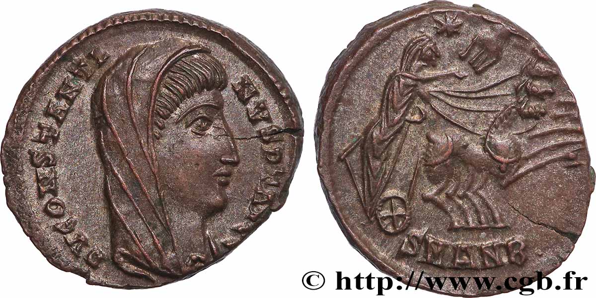 CONSTANTINUS I DER GROßE Centenionalis ou nummus fST/VZ