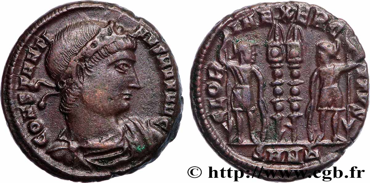 COSTANTINO I IL GRANDE Centenionalis ou nummus q.SPL