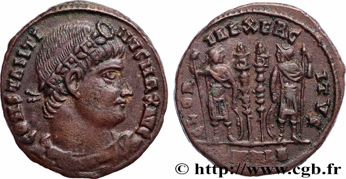 CONSTANTINE I THE GREAT Centenionalis ou nummus AU