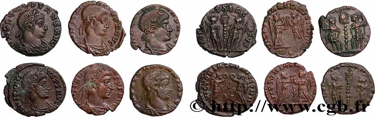 LOTS Lots de 6 monnaies lot