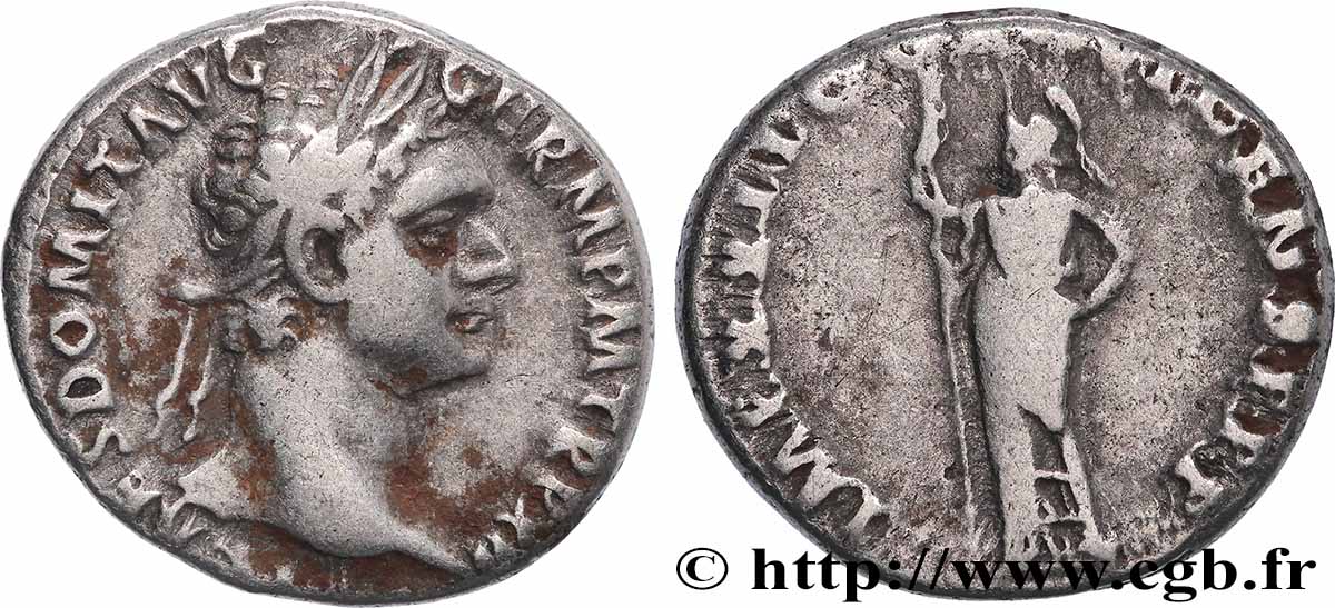 DOMITIANUS Denier AU/XF