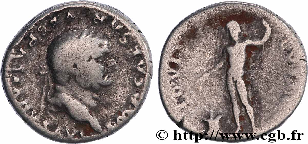 VESPASIAN Denier XF/VF