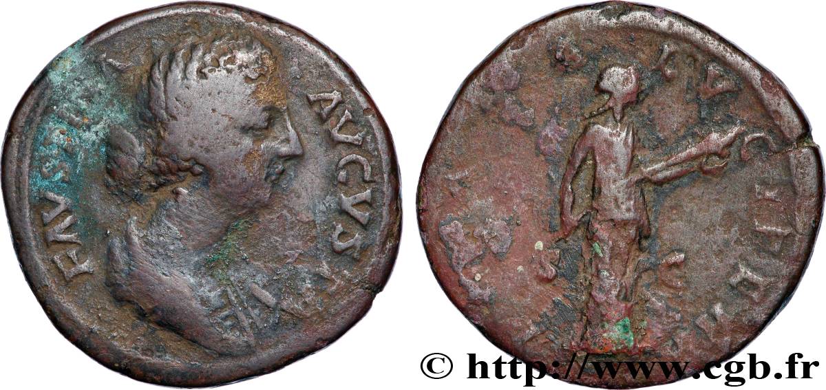 FAUSTINE JEUNE Sesterce TB