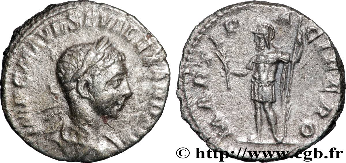 SEVERUS ALEXANDER Denier XF/AU