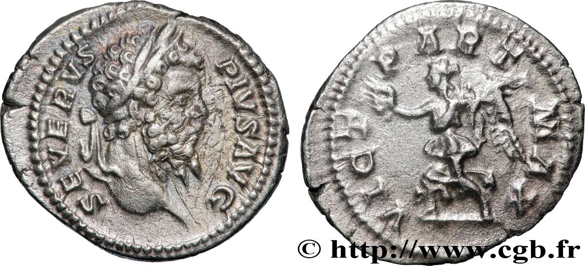 SEPTIMIUS SEVERUS Denier AU/XF