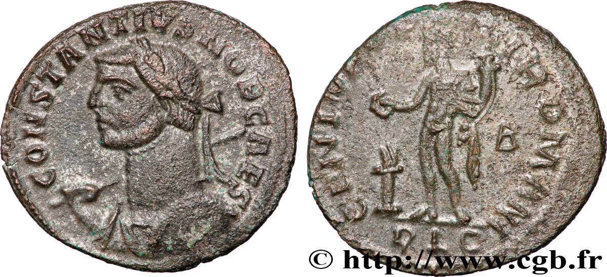 CONSTANCE Ier CHLORE Follis ou nummus TTB+/TTB