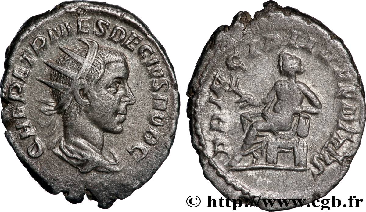 HERENNIUS ETRUSCUS Antoninien AU