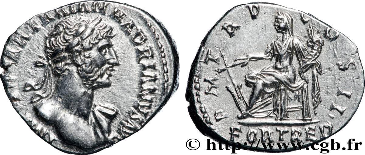 HADRIAN Denier MS
