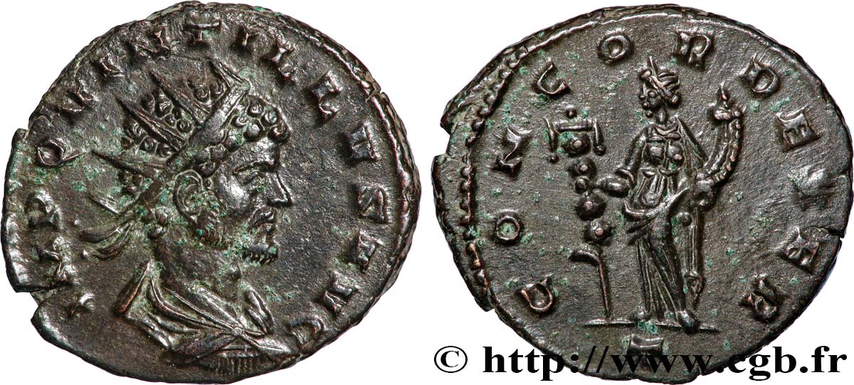 QUINTILLUS Antoninien AU/AU