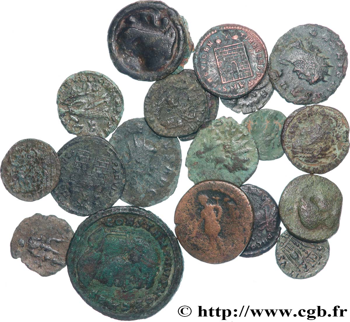 LOTS Lots de 20 monnaies lot