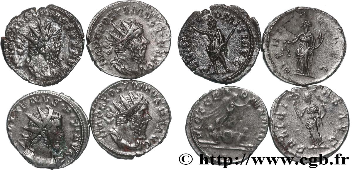 LOTS Lot de 4 antoniniens lot