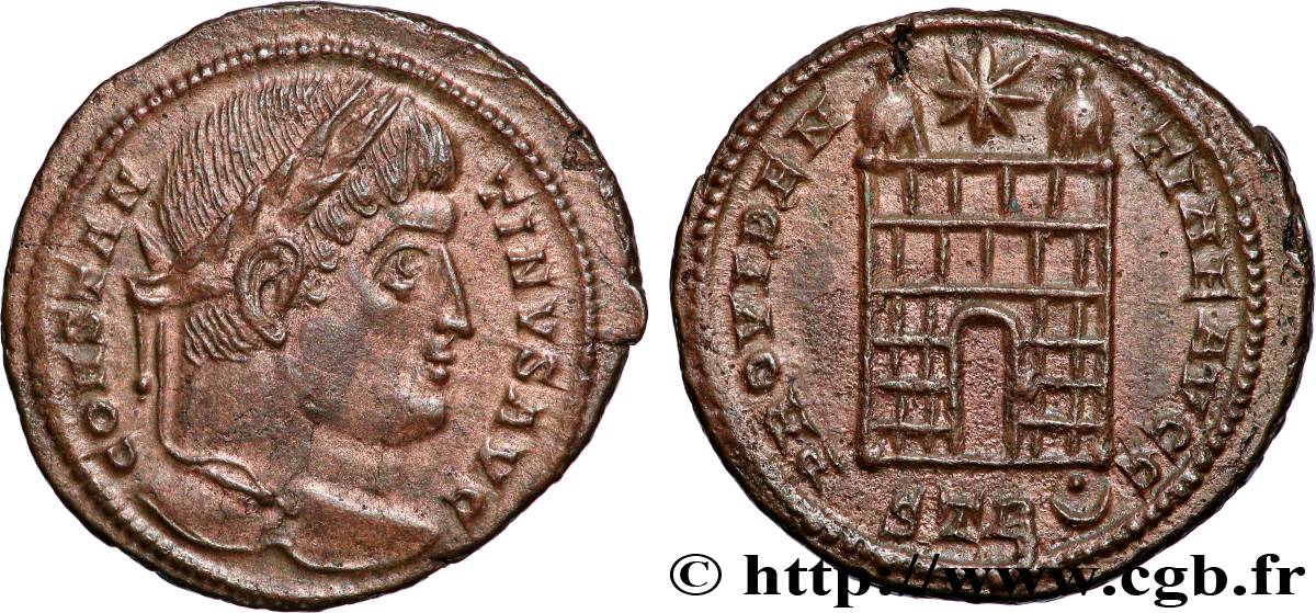 CONSTANTIN Ier LE GRAND Centenionalis ou nummus SUP