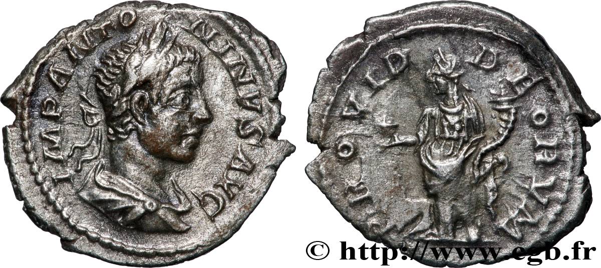 ELAGABALUS Denier AU