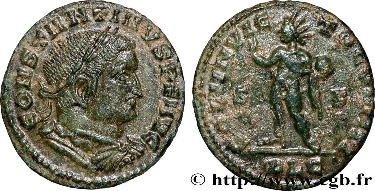 CONSTANTINO I EL MAGNO Follis ou nummus MBC+