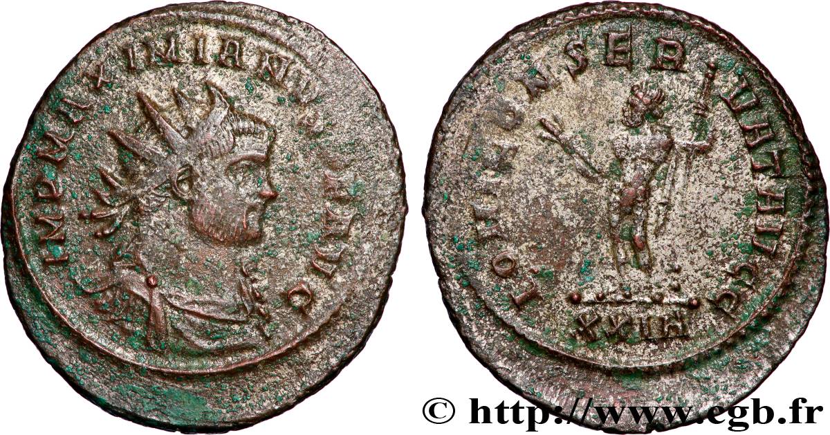 MAXIMIANUS HERCULIUS Aurelianus XF