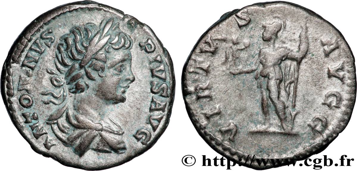 CARACALLA Denier q.SPL/BB