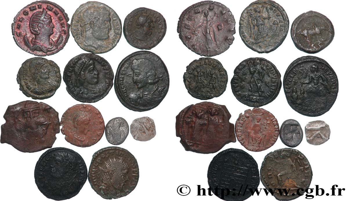 LOTS Lots de 12 monnaies lot