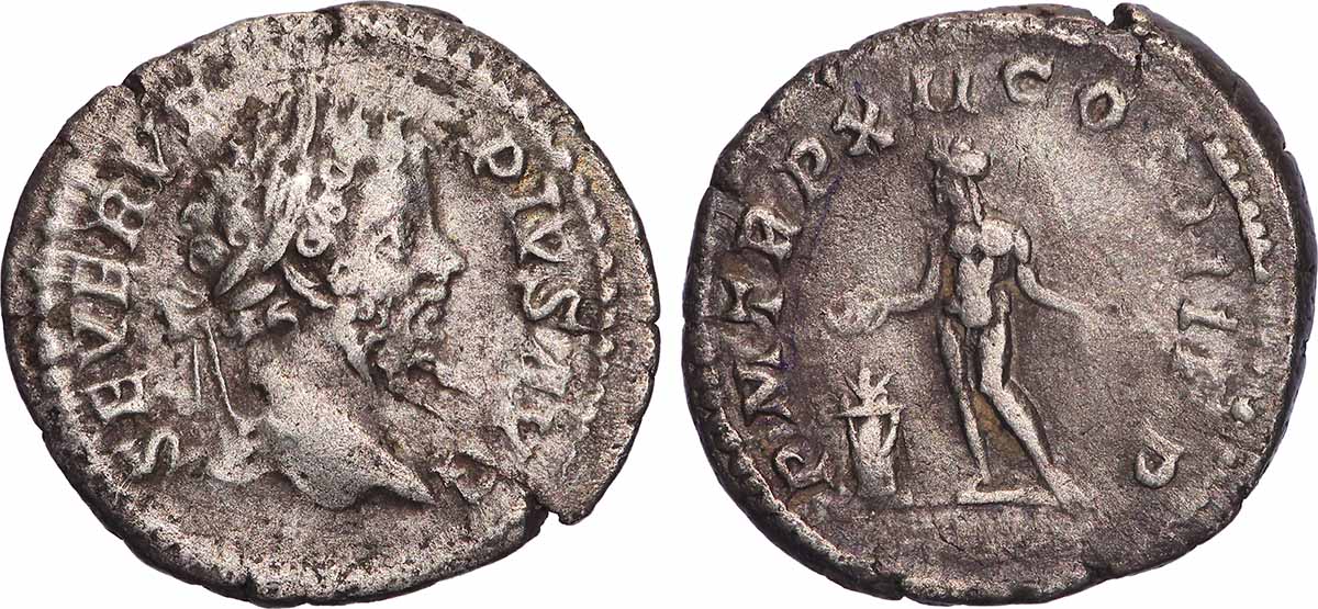SEPTIMIO SEVERO Denier MBC