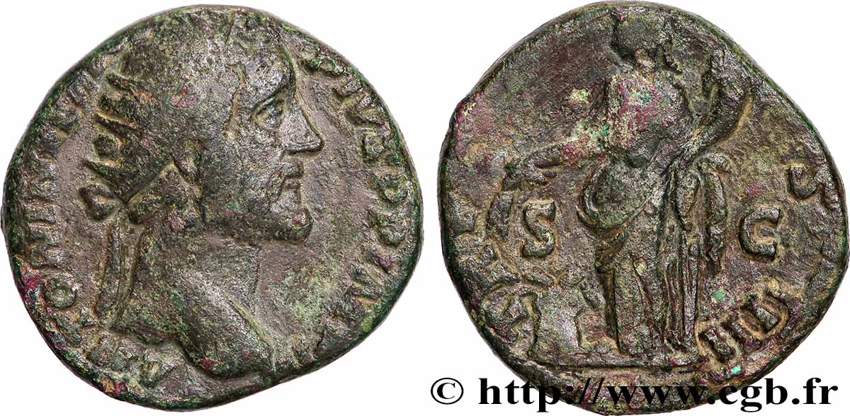 ANTONIN LE PIEUX Dupondius TB+