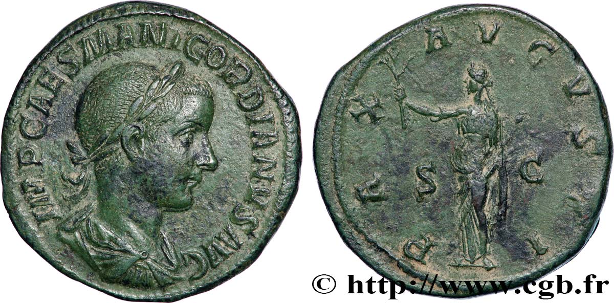 GORDIEN III Sesterce SUP/TTB+