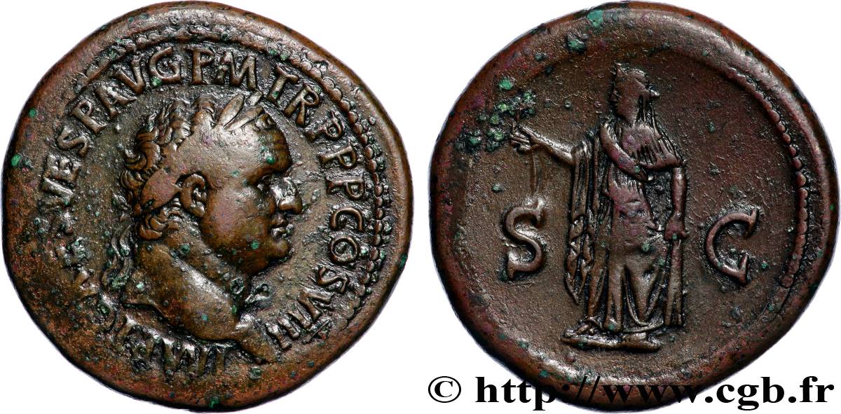 TITUS Sesterce AU/XF