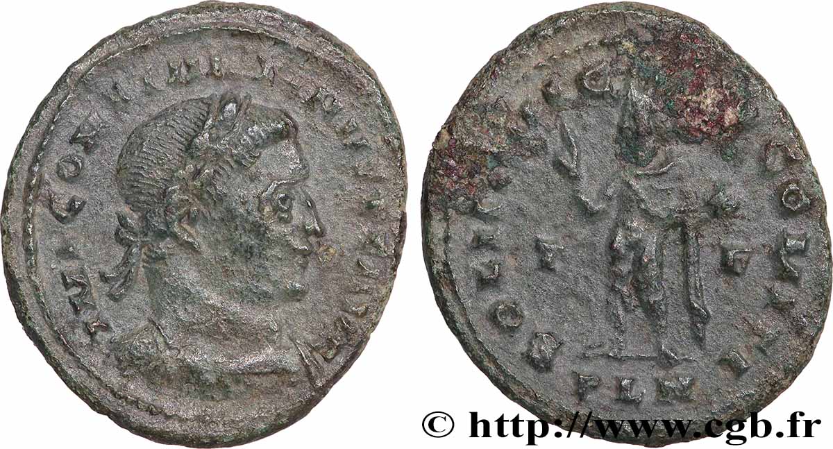 CONSTANTINE I THE GREAT Follis ou nummus XF