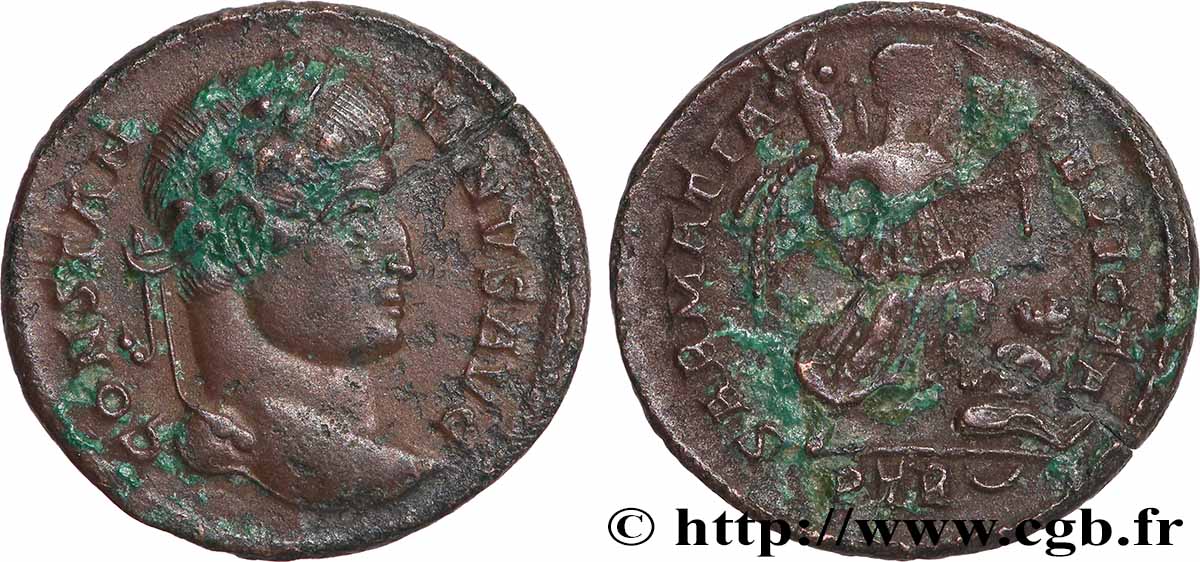 CONSTANTINE I THE GREAT Centenionalis ou nummus AU/XF