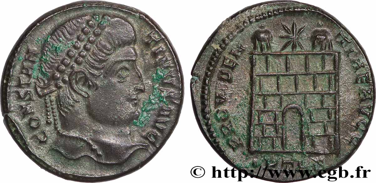 CONSTANTINE I THE GREAT Centenionalis ou nummus AU