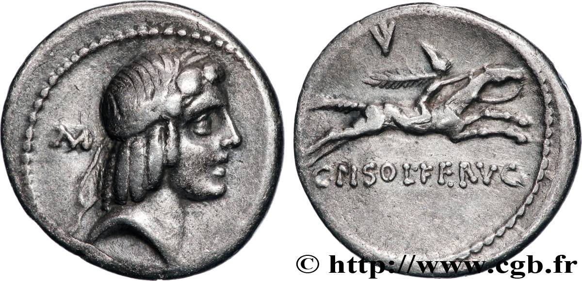 CALPURNIA Denier AU/XF