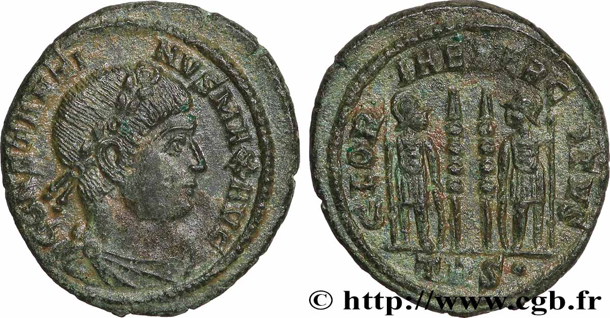 CONSTANTINE I THE GREAT Centenionalis ou nummus AU