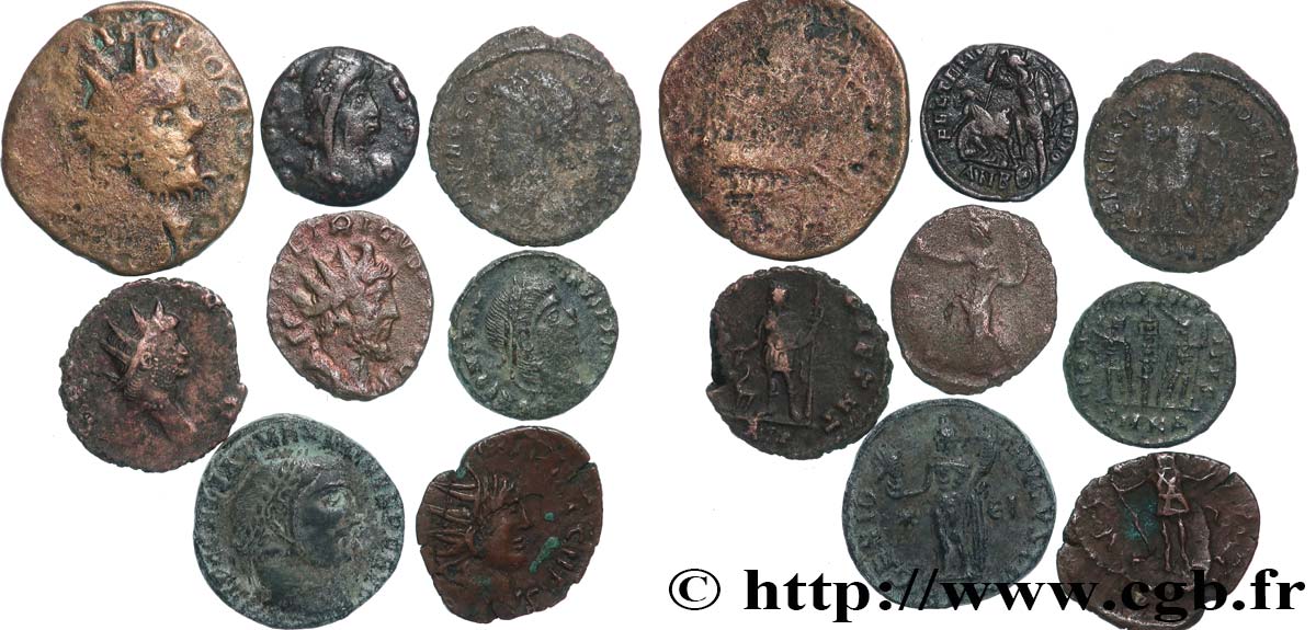 LOTS Lots de 8 monnaies lot