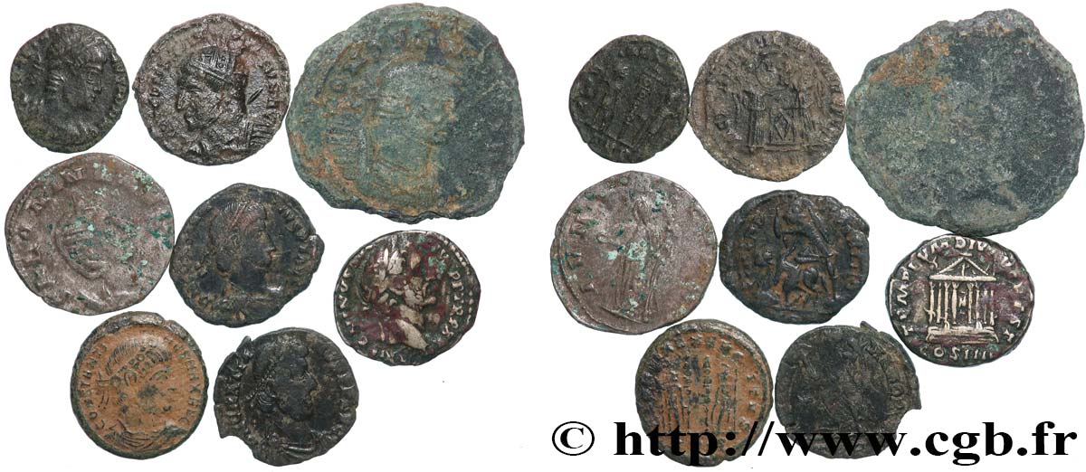 LOTS Lots de 8 monnaies lot