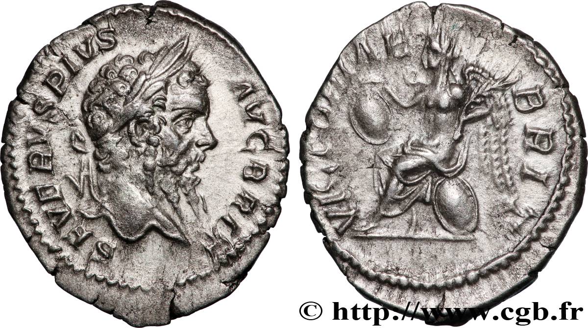 SEPTIMIUS SEVERUS Denier AU