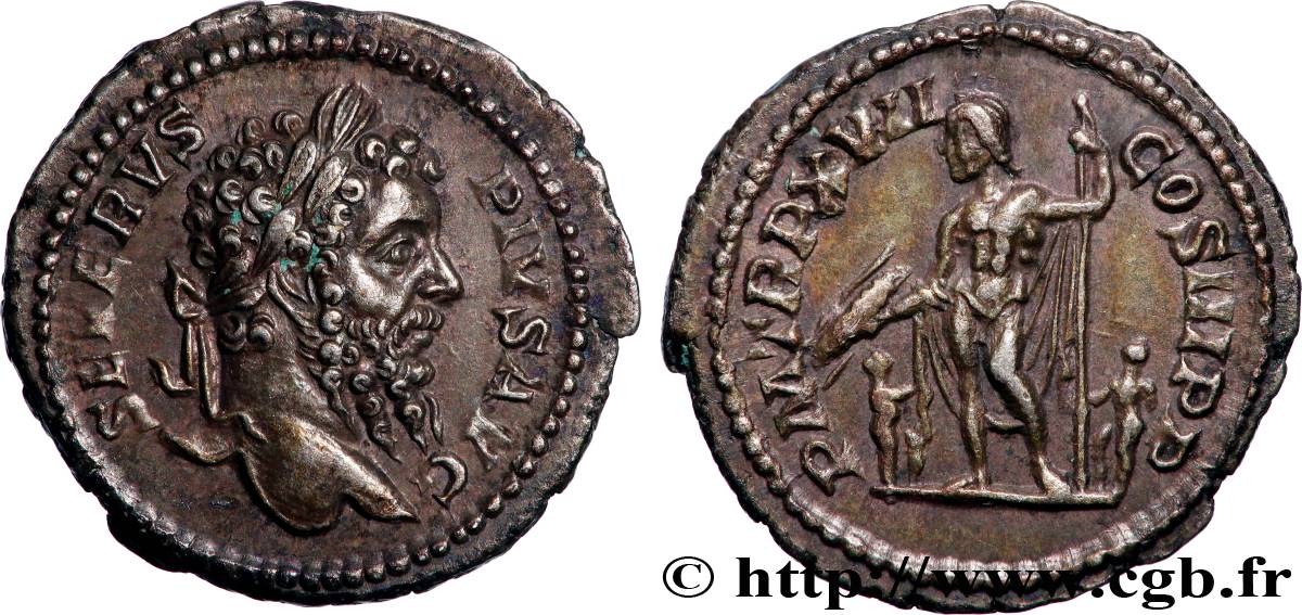 SEPTIME SÉVÈRE Denier SPL/SUP