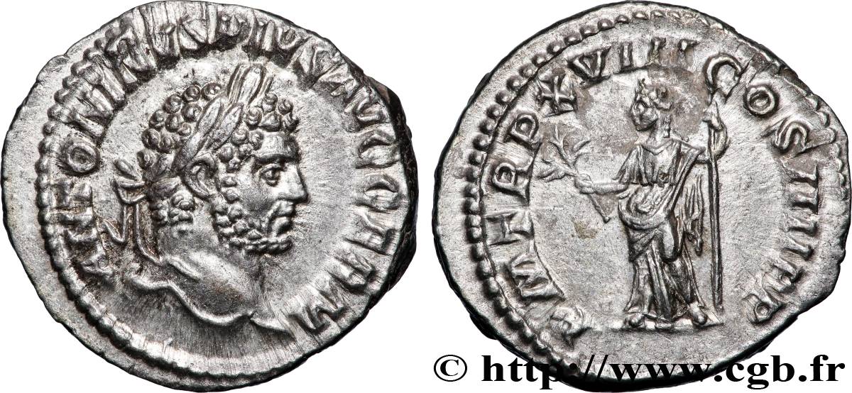 CARACALLA Denier AU