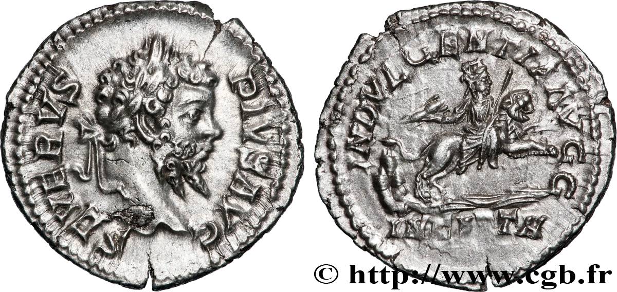 SEPTIME SÉVÈRE Denier SUP/SPL