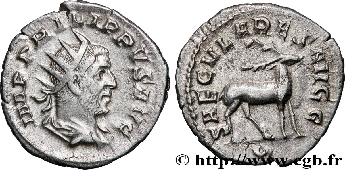 PHILIPPE Ier L ARABE Antoninien TTB+