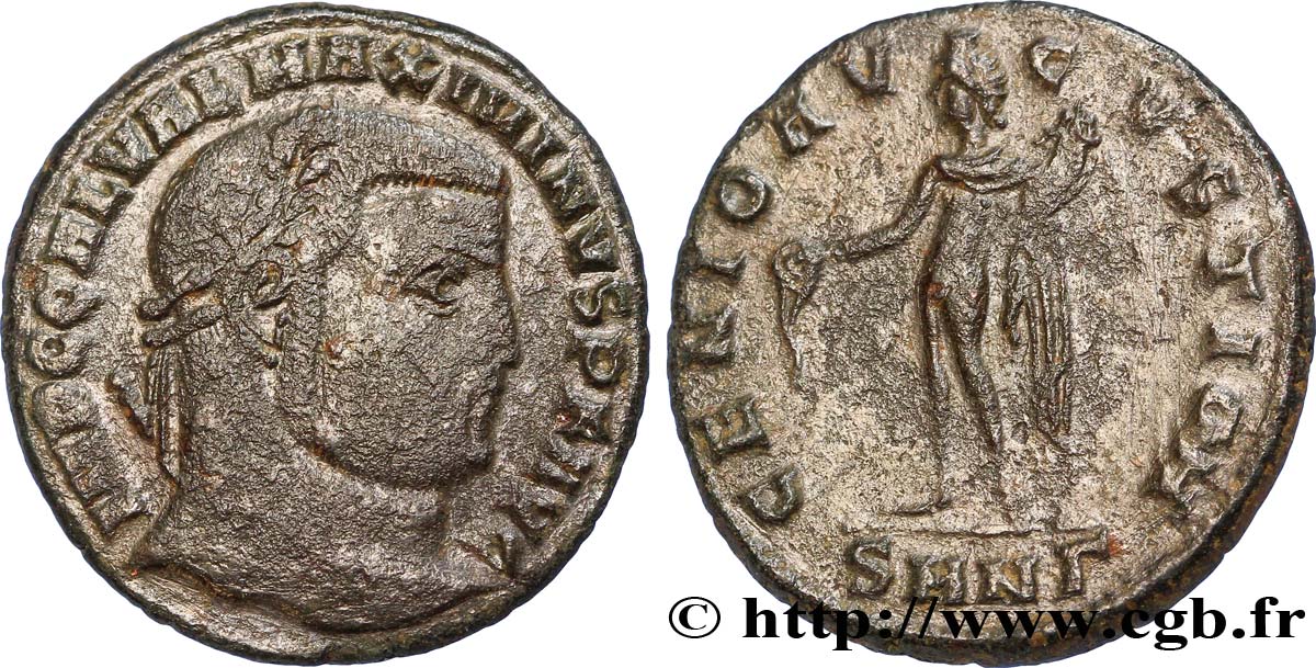MAXIMIN II DAIA Follis ou nummus TTB